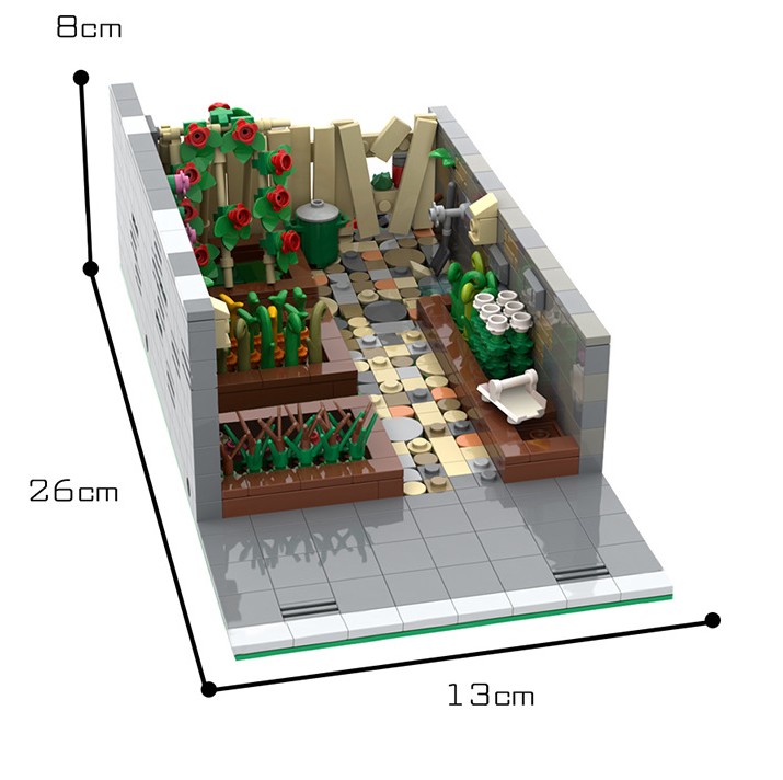가든정원 블록 중국레고